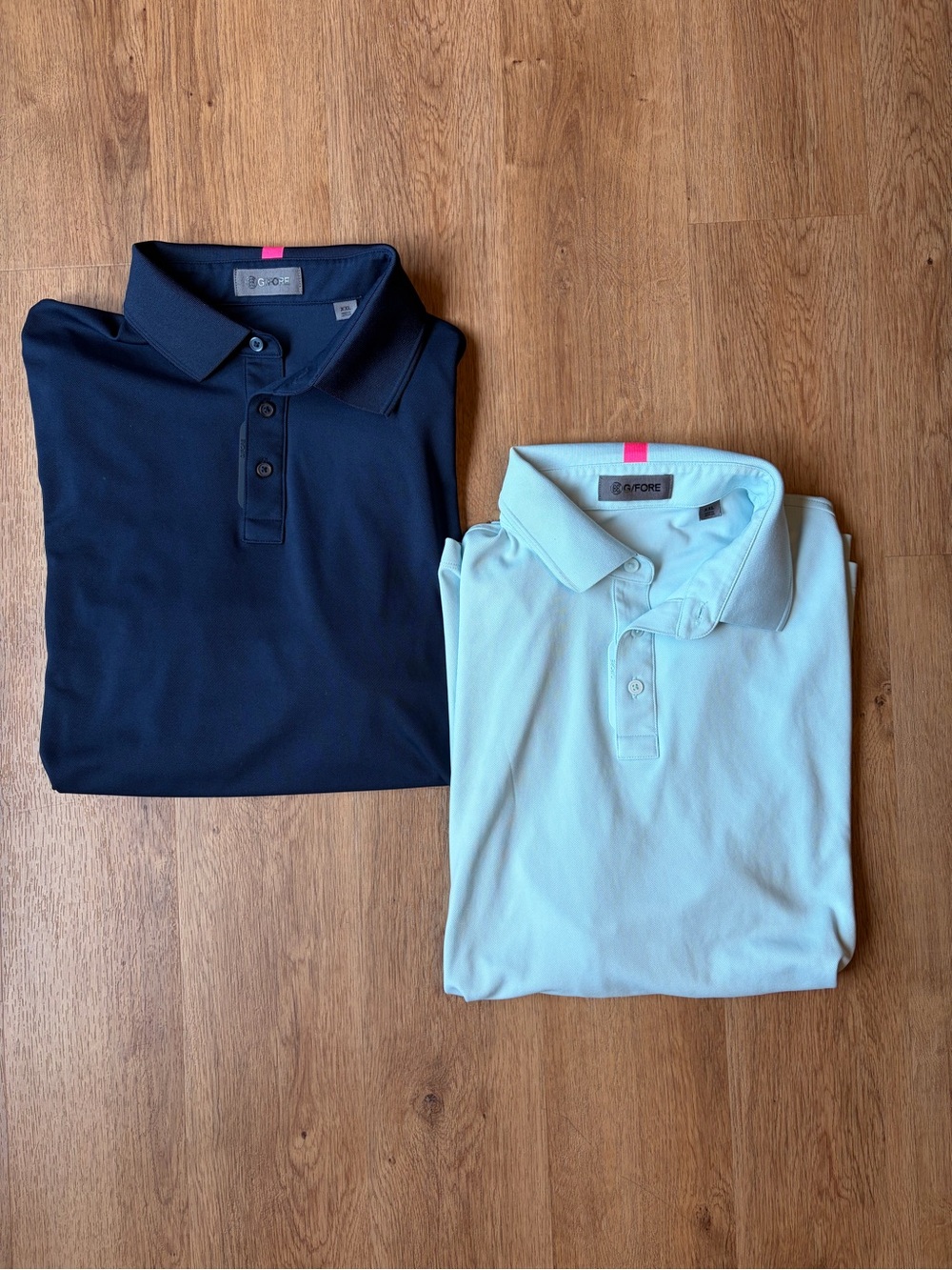 Lot of 2 G/FORE Essential Performance Piqué Polo Shirts